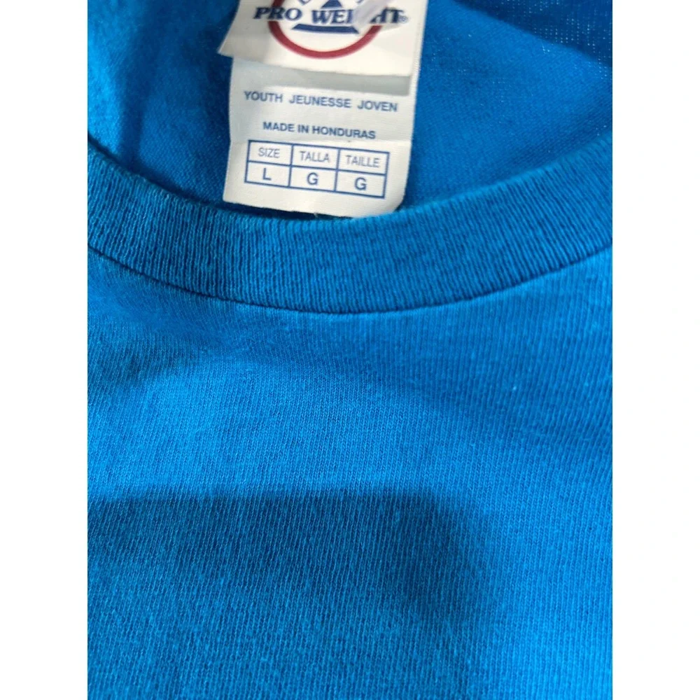 Pro Weight Beaufort South Carolina Atlantic Coast Surfing Blue Tee Youth Large